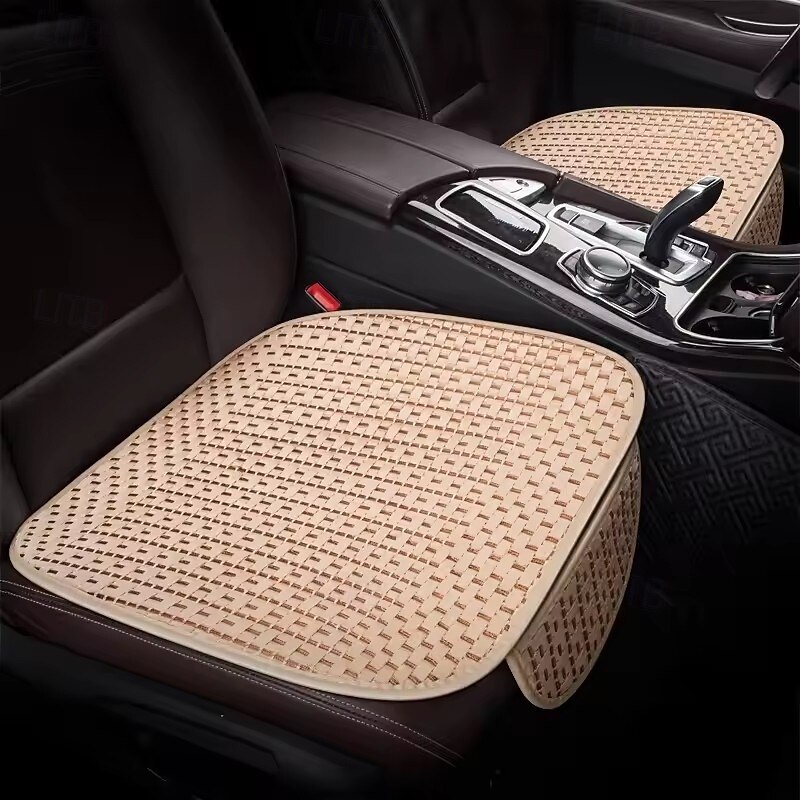 Summer Cooling Car Seat Cushion, Breathable Woven Seat Pad for Hot Weather, Universal Anti-Slip Seat Protector for Most Car SUV Truck Sedan, Comfortable Interior Accessories 2026 - $13.99 –P4