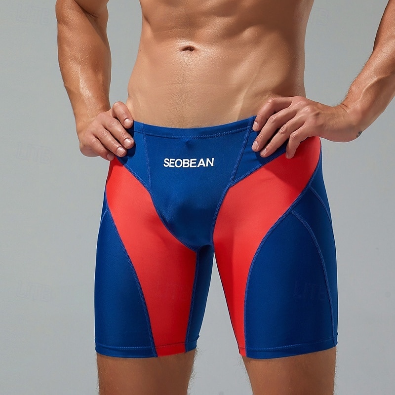 Men's Swim Shorts Swim Trunks Geometric Patchwork Quick Dry Elastic Breathable Swimwear Bottoms Surfing Water Sports Swimming Summer 2026 - $25.99 –P15