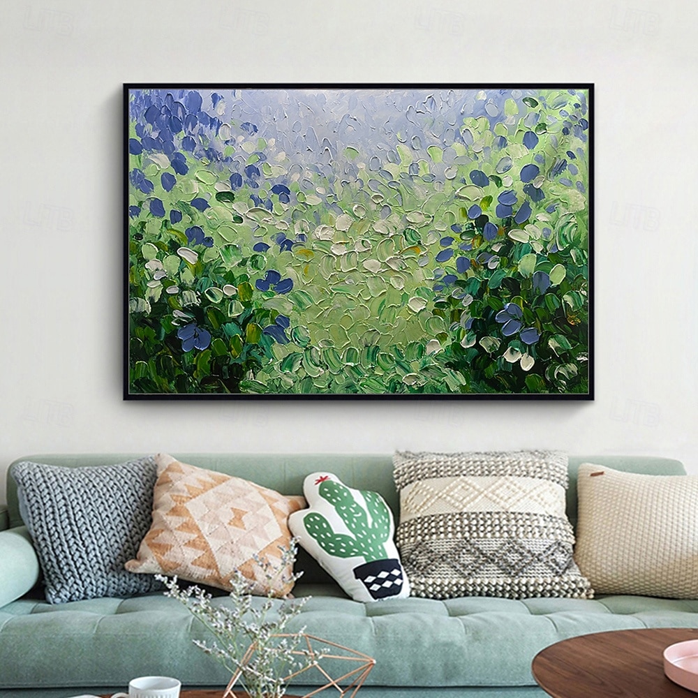 Mintura Handmade Textured Flower Oil Paintings On Canvas Wall Art Decoration Modern Abstract Pictures For Home Hotel Decor Rolled Frameless Unstretched Painting 2026 - $69.99 –P3