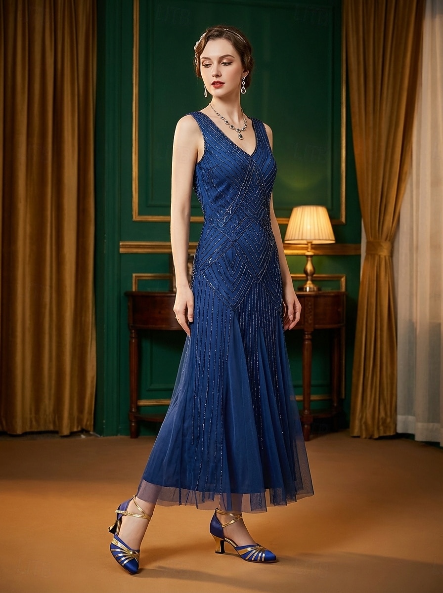 Damen Party Glitzer Kätzchenabsatz Runde Zehe Elegant Vintage Glitzernd Schnalle Schwarz Silber Blau 2026 - $42.99 –P1