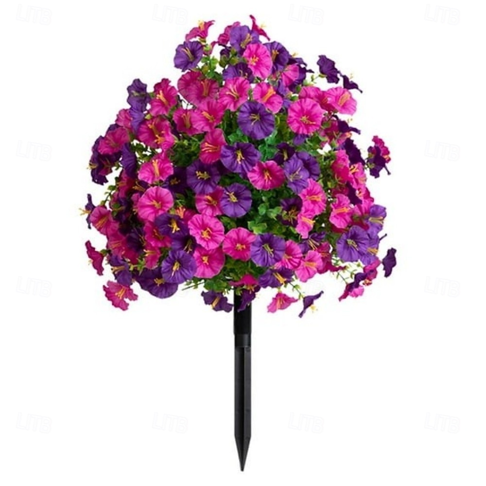 2026年 24インチの人工花支柱、屋外装飾、アサガオ、ツゲ、トピアリー、ボールツリー、マルチカラーの庭用支柱 &芝生、色褪せない丈夫なプラスチック製、オールシーズン装飾  コレクション – $25.99 –P1