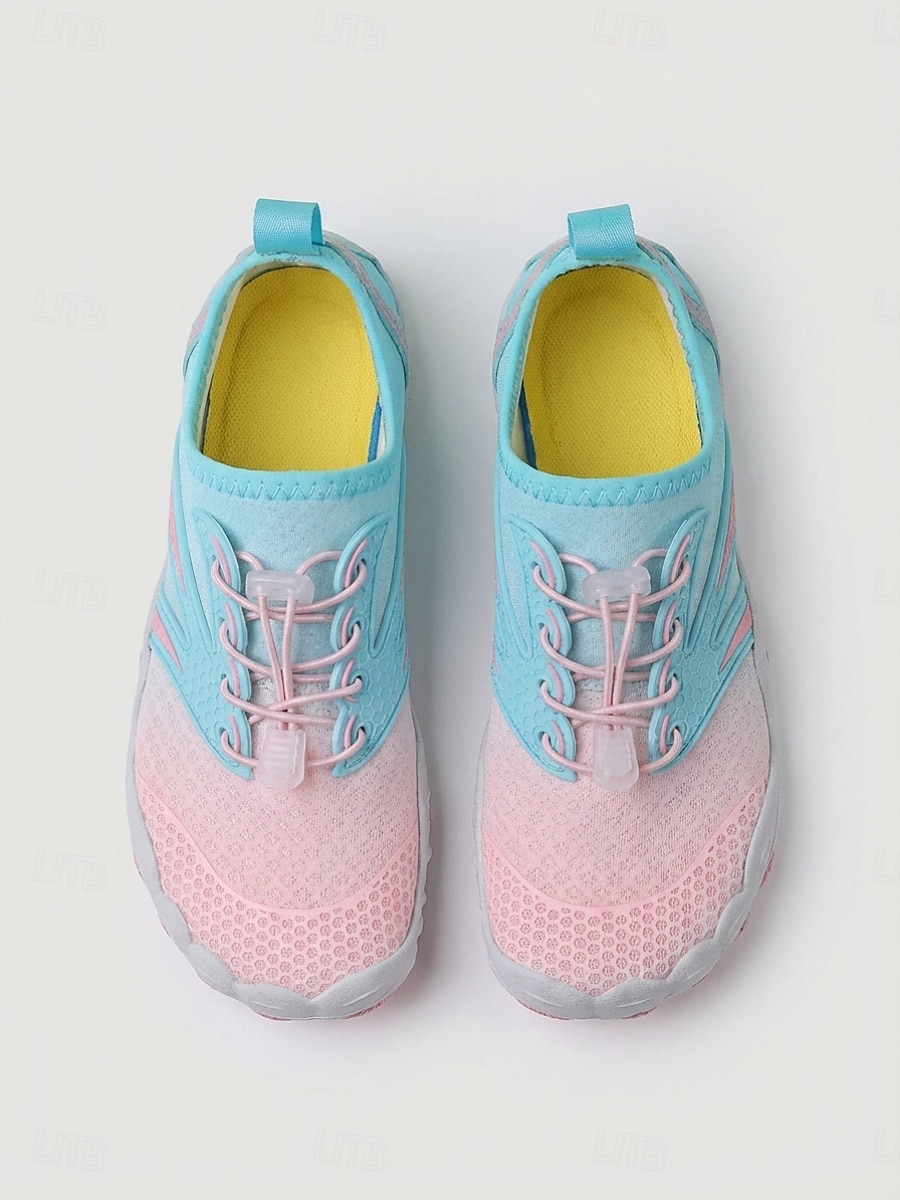 Zapatillas acuáticas descalzas rosas y azules para mujer, calcetines acuáticos antideslizantes de secado rápido, calzado ligero y transpirable para la playa, natación, snorkel, buceo y surf. & 2026 - $34.99 –P2