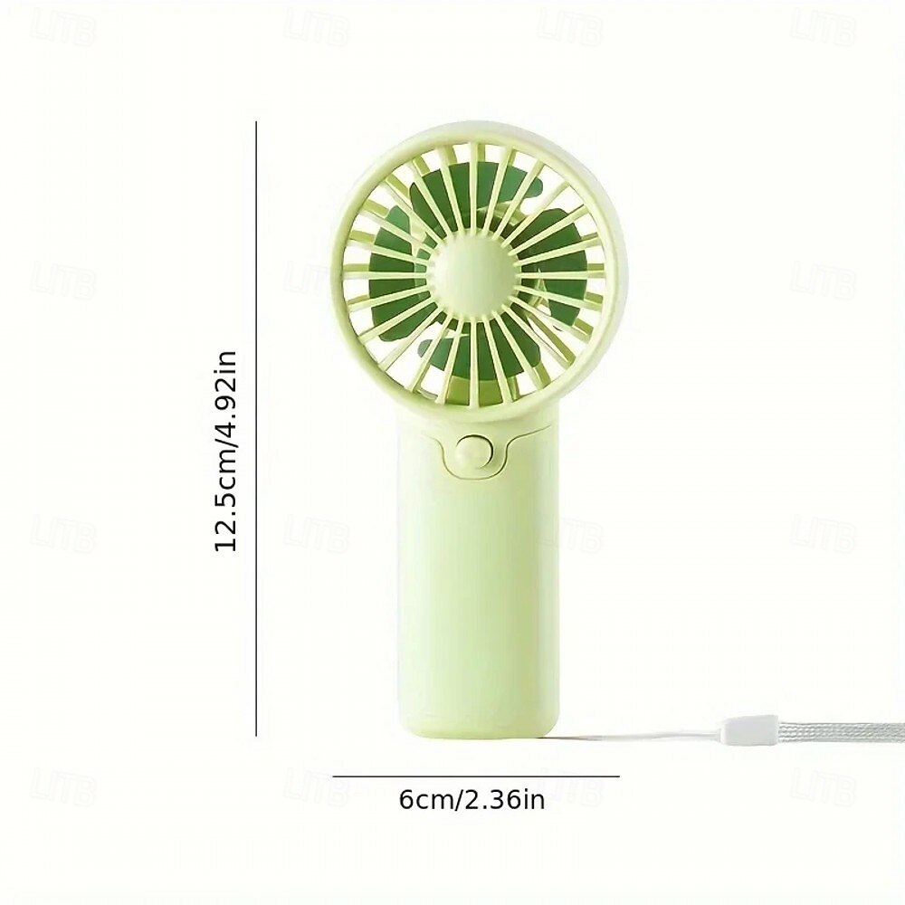 Cute Mini Fan Portable Handheld Fan Lightweight Handy Fan Pocket Size Low Noise Small Electric Fan Student Gift AA Battery Cooling Portable Hand Fan for Outdoor Home 2026 - $9.99 –P10