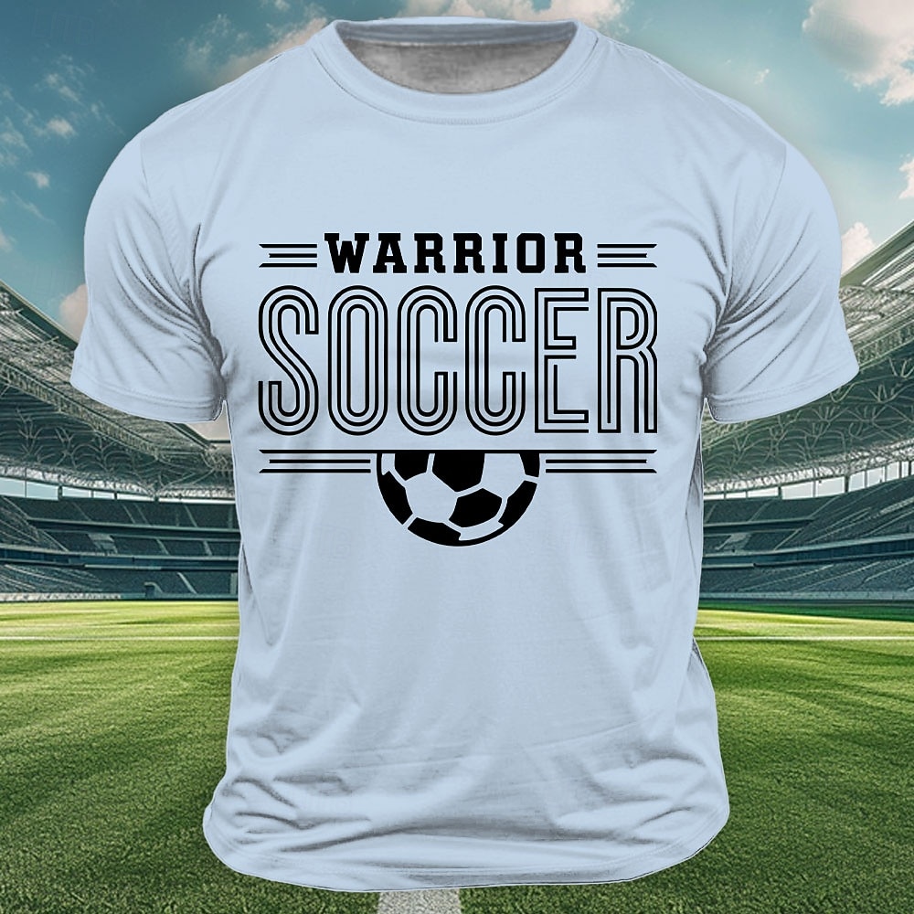 2026 International Soccer Cup Global Football Tournament Men's Warrior Soccer Text Graphic Half Ball Sporty Athletic Fan T-Shirt Short Sleeve Crew Neck Regular Fit Match Day Training Designer Clothing 2026 - $19.99 –P2