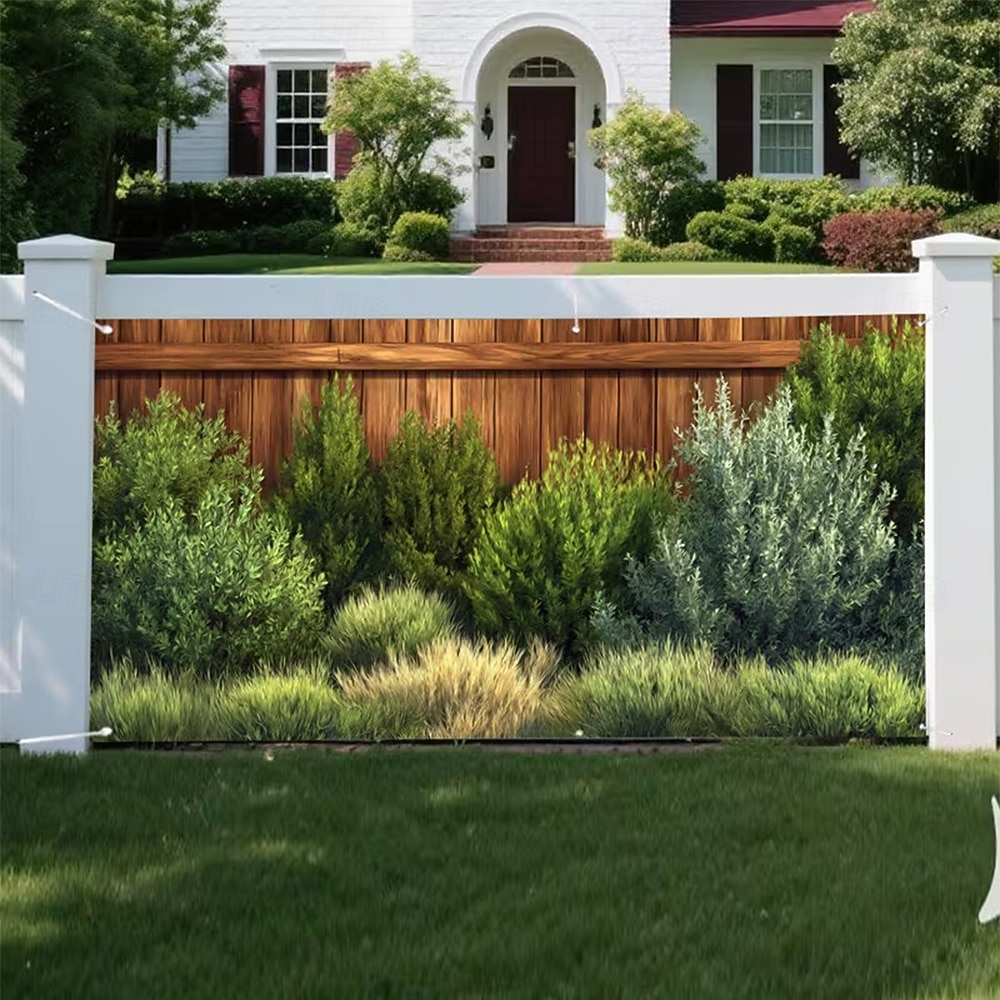 Garage Door Cover Large Hanging Backdrop Garden Vintage 3D Party Outdoor Shooting Backgrounds Front Door Home Decor 2026 - $49.99 –P5