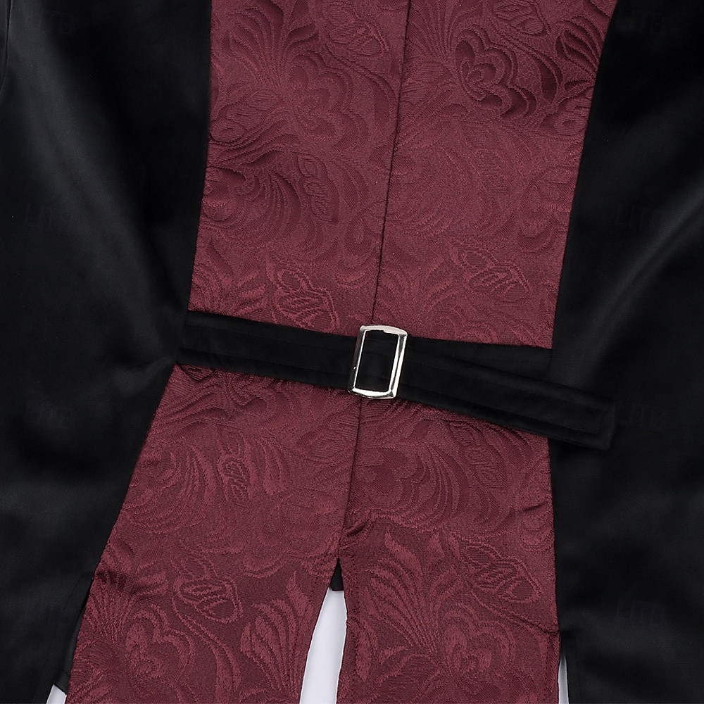 Medieval Renaissance Steampunk Vest Tailcoat Vampire Royal Attire Fancy Dress Men's Fantasy Halloween Carnival Performance LARP Ren Faire Adults' Vest Brooch 2026 - $41.99 –P7