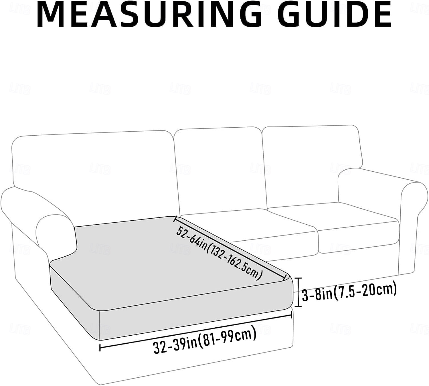 Copricuscini impermeabili per divani, copricuscini per divani componibili a forma di L, tessuto jacquard elasticizzato spesso, copri chaise longue lavabile con fondo elastico del 2026 a $18.99 –P1