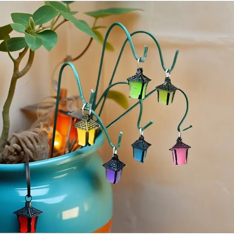 6 stuks miniatuur tuinstekers, lichtgevend in het donker, mini bonsai-ornamenten, kleine knutselwerkjes voor bijeenkomsten en feesten, mini sprookjestuinlandschappen, betoverende tuindecoratie 2026 - $13.99 –P1