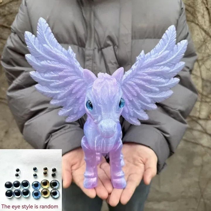 Große, 3D-gedruckte, bewegliche Pegasus-Figur, realistisches geflügeltes Pferdemodell, Sammlerstück einer Fantasiegestalt, Schreibtischdekoration für Zuhause oder Büro, Geschenkidee, Skulptur eines 2026 - $23.99 –P11