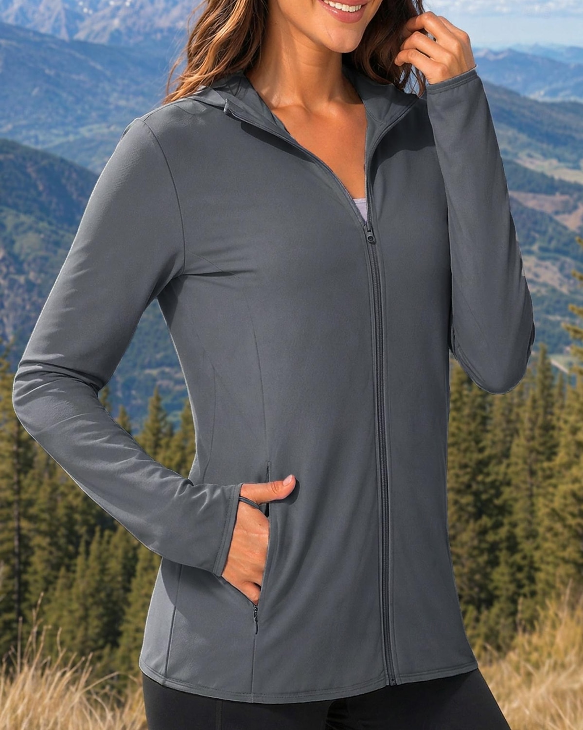 Mulheres Jaqueta Corta-Vento Jaqueta Softshell Jaqueta de Trilha Ao ar livre Proteção Solar Secagem Rápida Leve Respirável Roupas de caminhada Roupas de caminhada Verão Primavera Jaqueta Alpinismo de 2026 por $23.99 –P12
