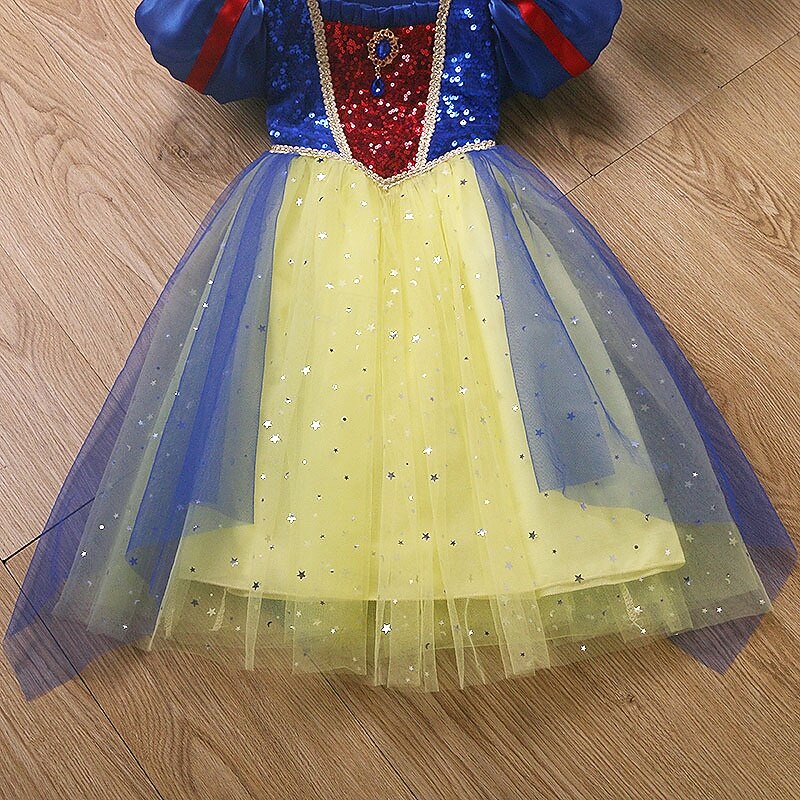 Snøhvit Snøhvit Prinsesse Kjoler Cosplay kostyme Drakter Film Mote søt stil Tutuer for Jente Barne Maskerade Daglig Fest Ferie 2026 - $41.99 –P11