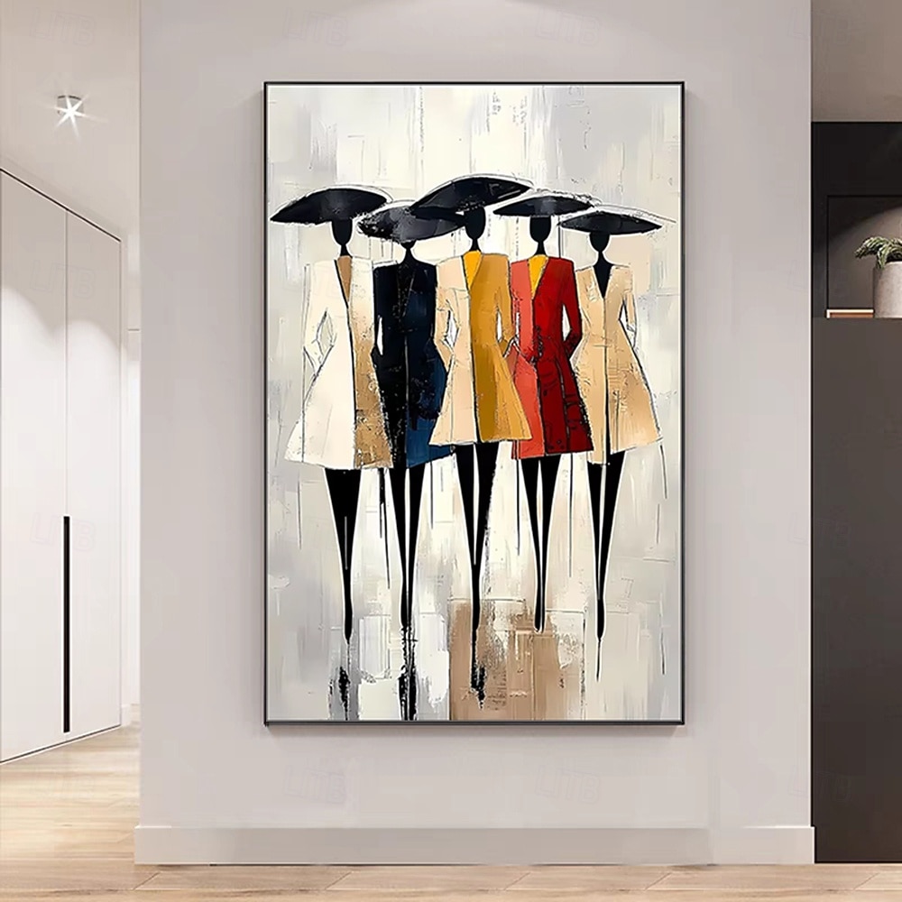 Mintura Handmade Figure Oil Paintings On Canvas Wall Art Decoration Modern Abstract Pictures For Home Hotel Decor Rolled Frameless Unstretched Painting 2026 - $69.99 –P3