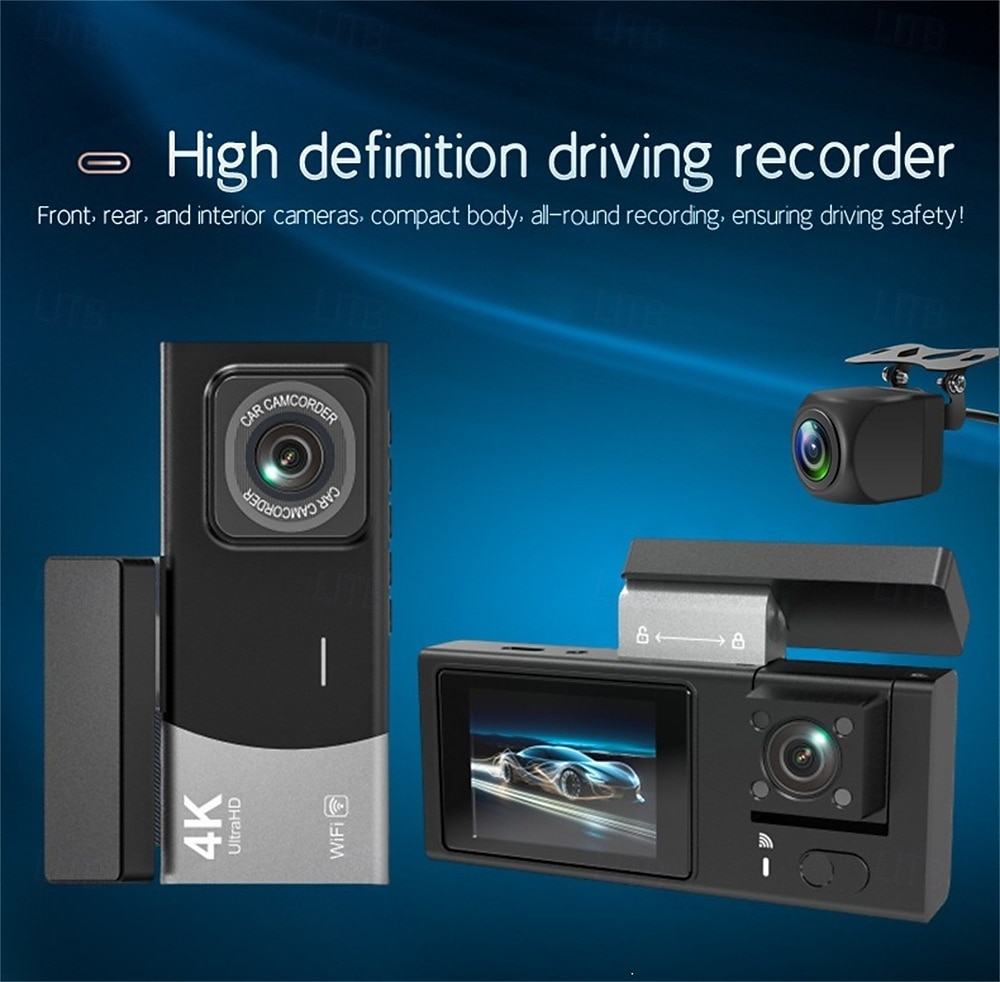 1080p New Design / with Rear Camera Car DVR 170 Degree Wide Angle 2 inch IPS Dash Cam with motion detection / Loop recording / Waterproof Car Recorder 2026 - $95.99 –P1