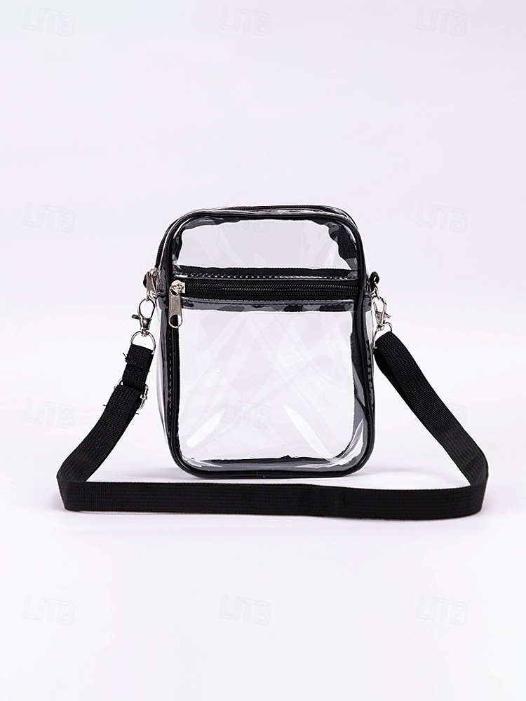 Women's Clear PVC Crossbody Bag, Large and Small Size Transparent Shoulder Bags with Adjustable Straps, Stylish Multi-Color Bags for Beach Vacation, Travel and Casual Daily Use 2026 - $11.99 –P6