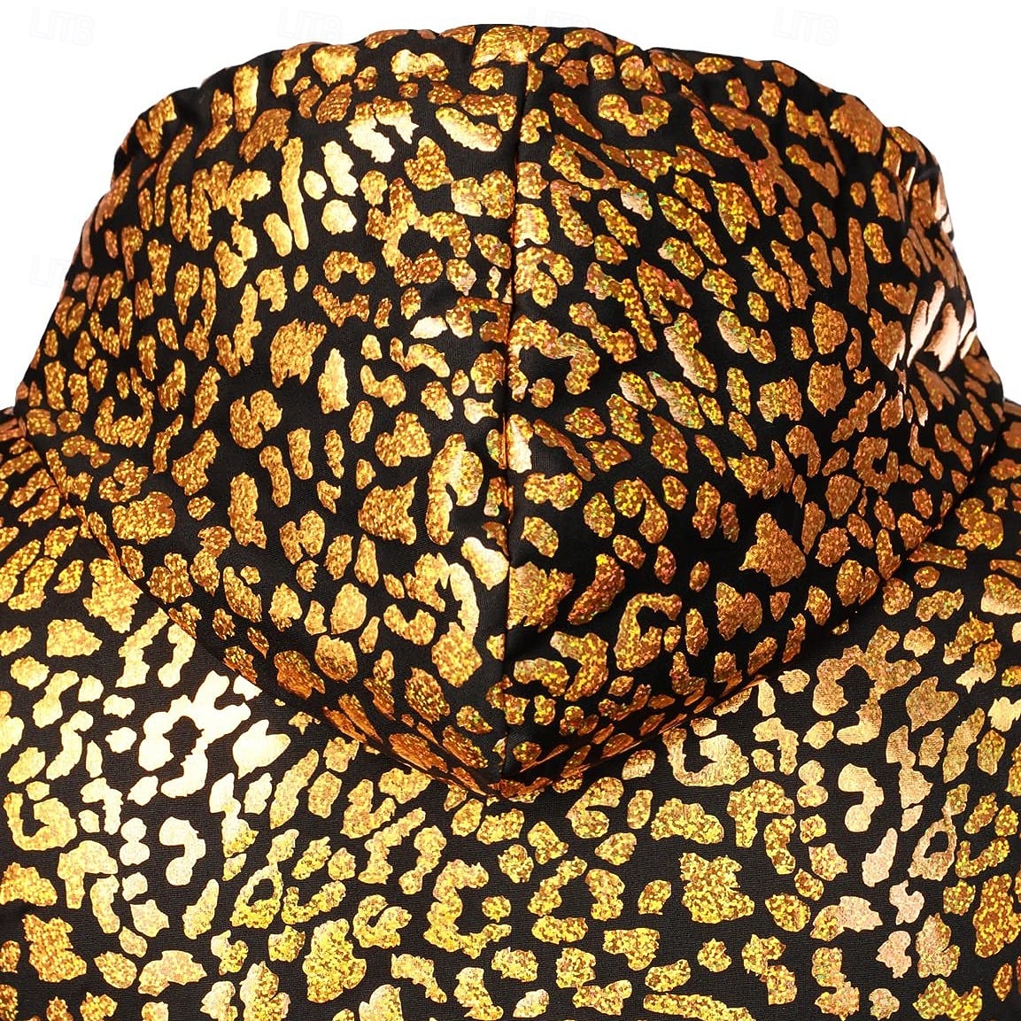 Retro Disko 80. léta Kamizelka Bez rukávů Disko Lesklá metalíza Leopard Maškarní kostým Pánské předvečer Všech svatých Karneval Párty Bar Noční klub Dospělí Vrchní deska Jaro léto 2026 - $38.99 –P6