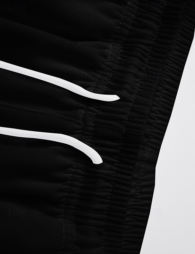Homme Short actif Shorts de survêtement Shorts Shorts d'été Cordon de serrage Taille Élastique Bloc de Couleur Longueur Genou Occasionnel Quotidien Extérieur Sports Streetwear Noir Blanche de 2026 ? $14.99 –P9