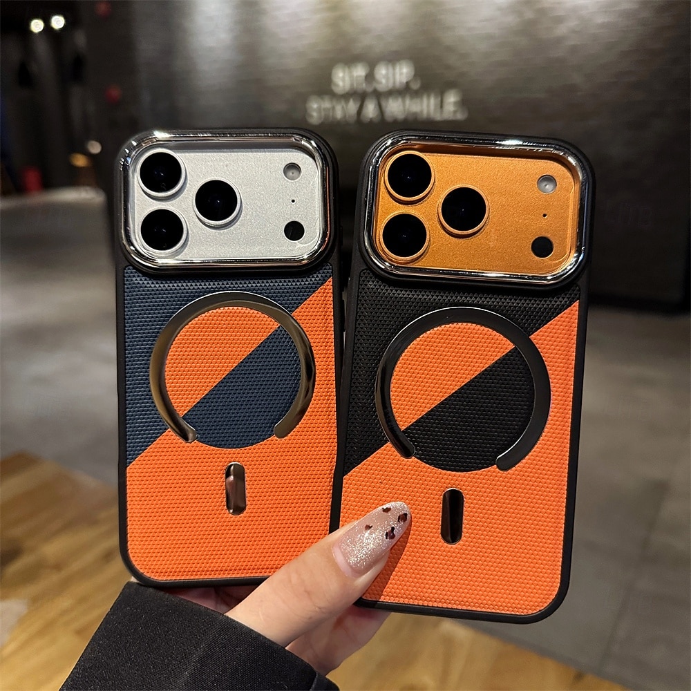 telefon Carcasă Pro iPhone 17 Pro Max 16 15 14 Pro Max 13 Pro Max Zadní kryt Magnetické Nárazuvzdorné PU kůže 2026 - $14.99 –P3