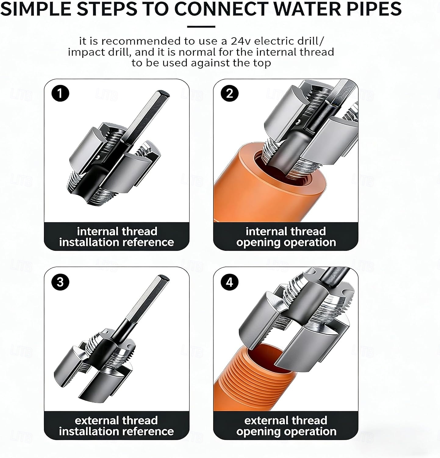 3PCS Broken Water Pipe Extractor, 1/2" 3/4" 1" Damaged Screw Remover Set with 1/4 Hex Shank, Universal Easy Out Plumbing Removal Tool for Faucet Valve, Heavy Duty Carbon Steel Pipe Extractor 2026 - $19.99 –P7