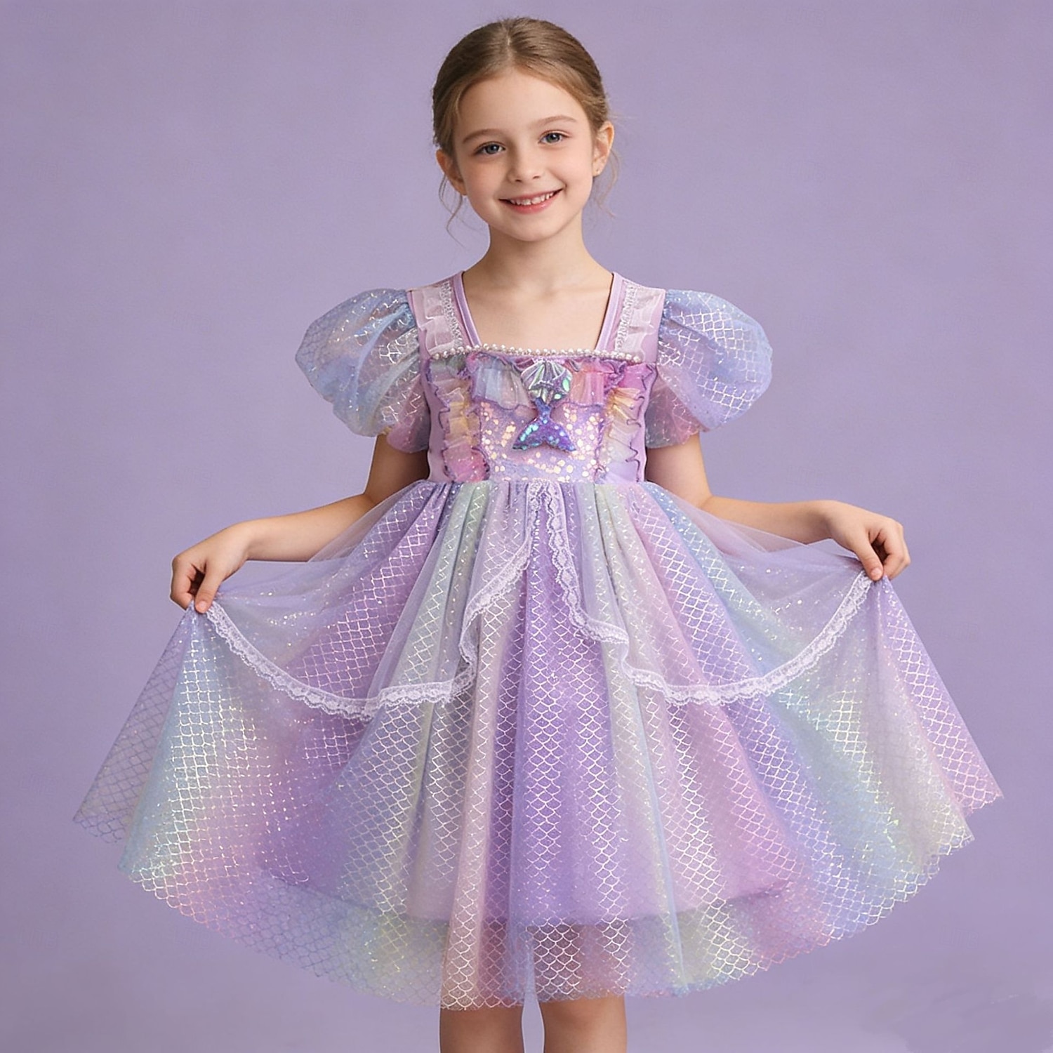 Prinzessin Kleid Cosplay Kostüm Outfits Film Niedlich Balletröckchen LED-Leuchten for Mädchen Kinder Maskerade Buchwoche Täglich Party Ferien 2026 - $41.89 –P2