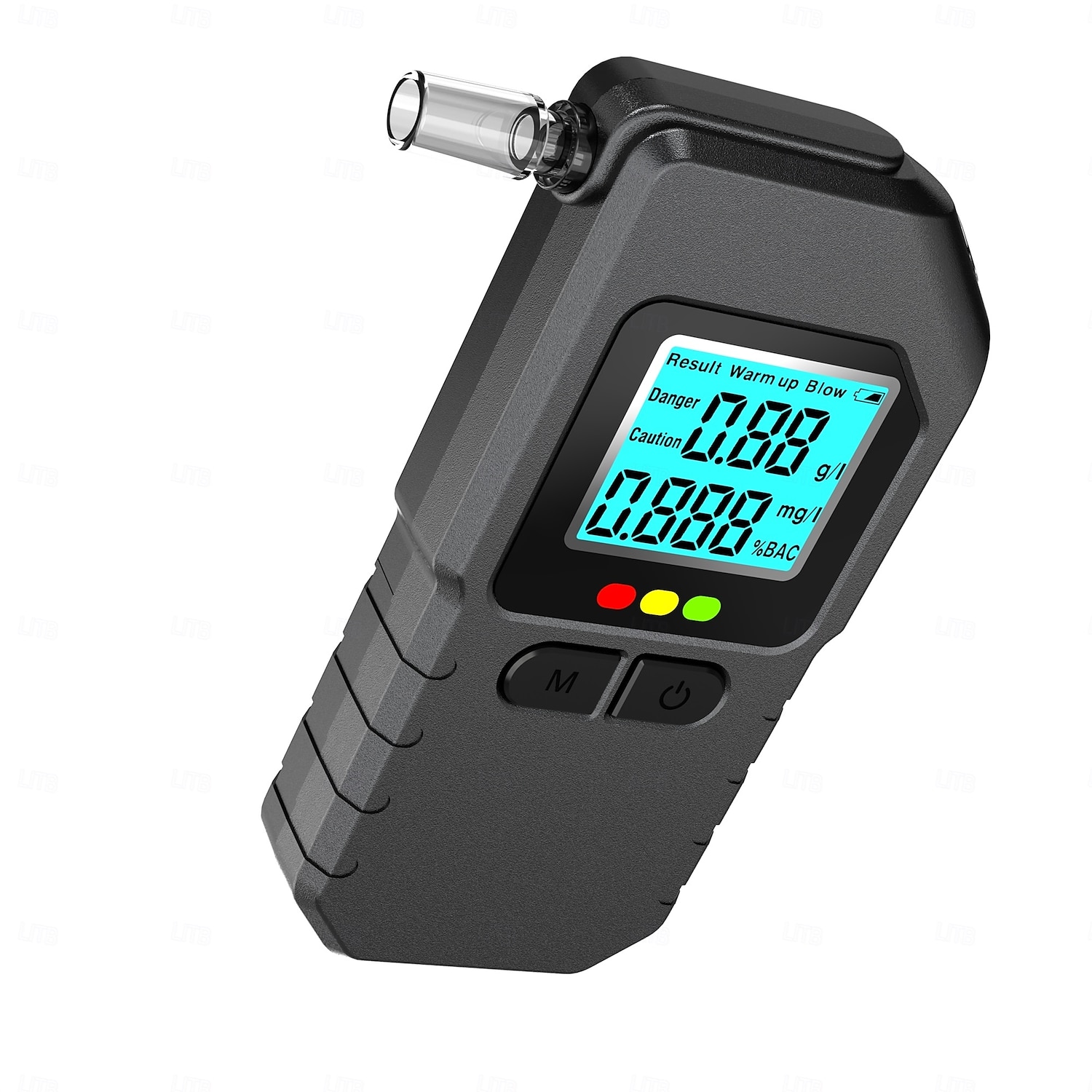 Professional Portable Breathalyzer, Digital Alcohol Tester with LCD Display, High Precision 3-Unit Alcohol Detector (%BAC, g/l, mg/l), 3-Color LED Warning Indicators for Drivers 2026 - $33.99 –P10