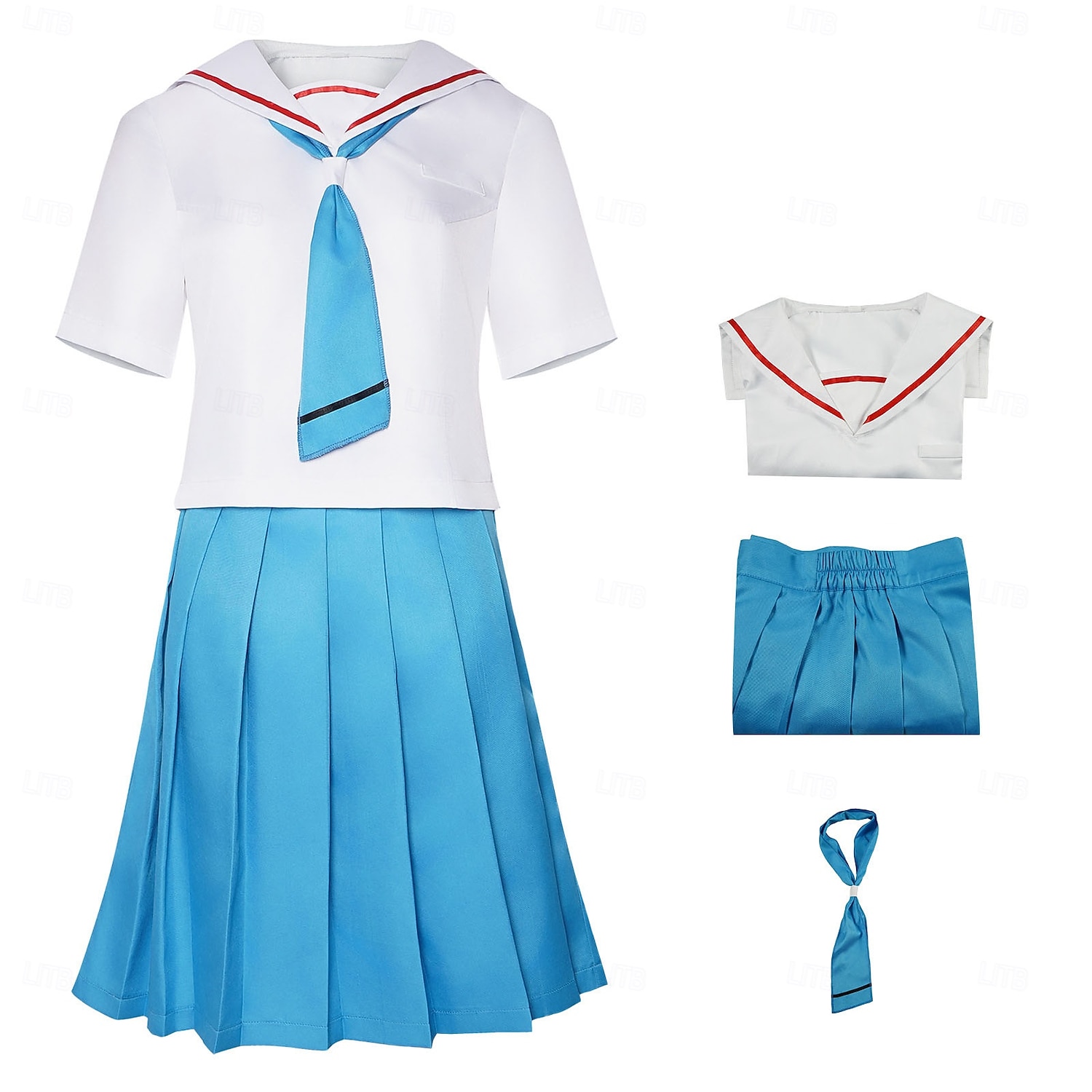 Time Travel Anime Outfits Cosplay Suits JK Masquerade Daily School Uniforms Anime Expo Costume For Women's Adults' 2026 - $59.99 –P2