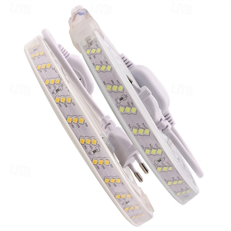 Hochleistungsfähige, wasserdichte LED-Streifen, 180 LEDs pro Meter, 220-V-EU-Stecker, warmweiß, weiß und neutralweiß, für Garten, Hochzeit, Urlaub, Pool, Party und als stimmungsvolle Dekorationsbeleuchtung. 2026 - $8.99 –P8