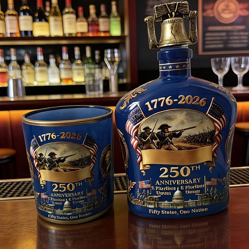 Conjunto de 2 copos de uísque ovais comemorativos do 250º aniversário, reutilizáveis e versáteis, perfeitos para celebrações como o 4 de julho, ideais para presentear idosos, amigos e entes queridos. de 2026 por $35.99 –P1
