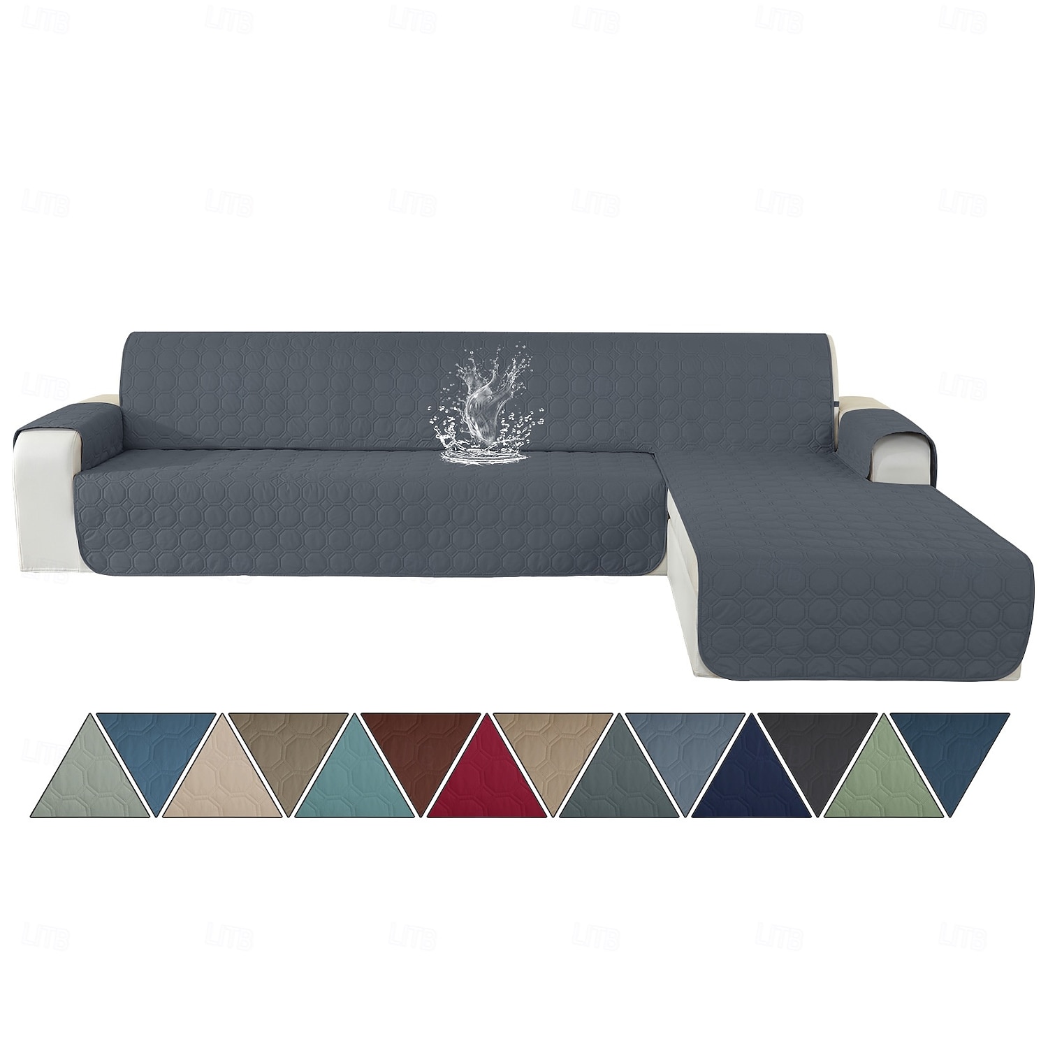 vedenpitävä lemmikkisohvamatto, koko vuoden liukumaton lepotuolin päällinen, moderni minimalistinen sohvansuoja koirille ja kissoille 2026 - $75.99 –P8