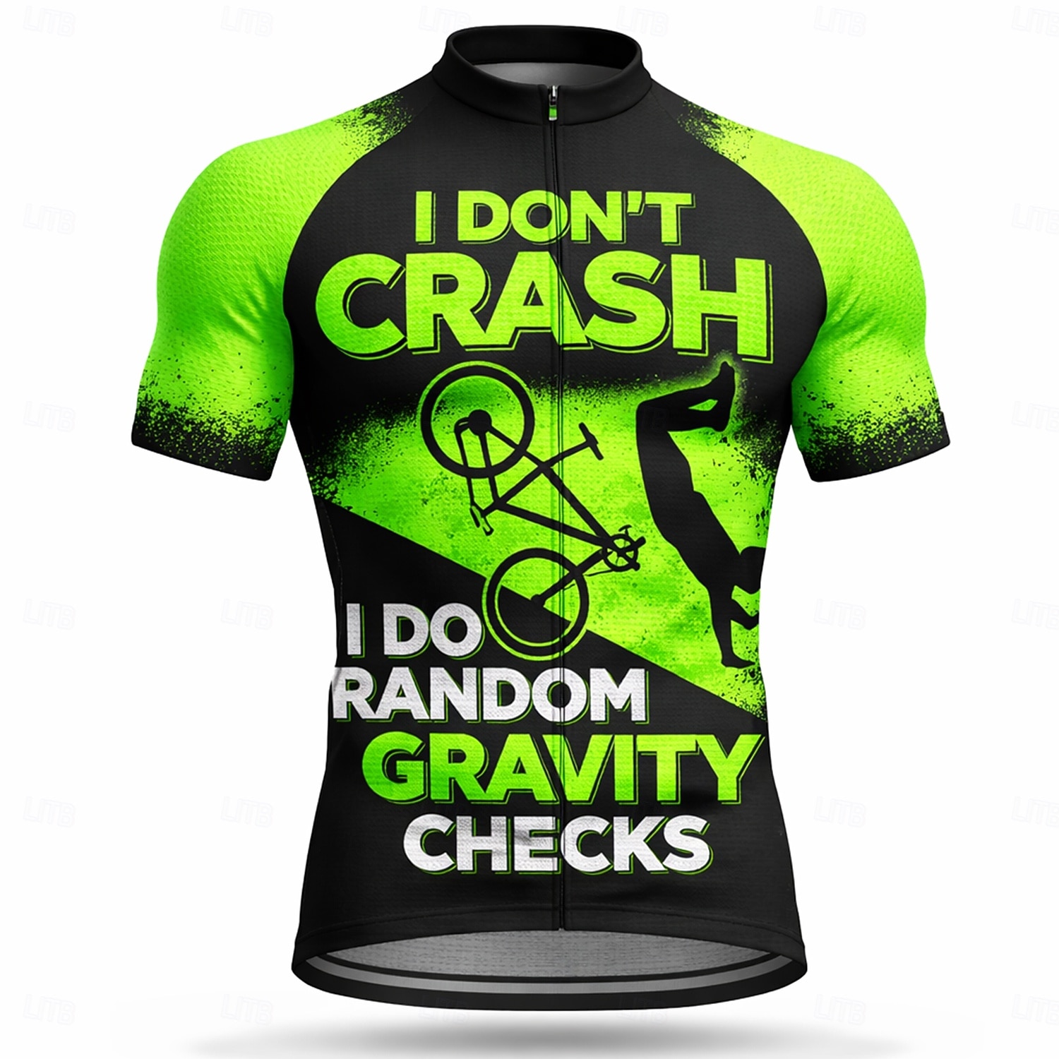 גברים חולצת ג'רסי לרכיבה גיאומטרי אופנייים דמות וסלוגן שרוולים קצרים אופנייים ג'רזי צמרות עם 3 כיסים אחוריים עמידות UV ייבוש מהיר עם כיסים רוכסן קדמי ספורט שחור צהוב כחול רויאל ביגוד 2026 - $30.99 –P10