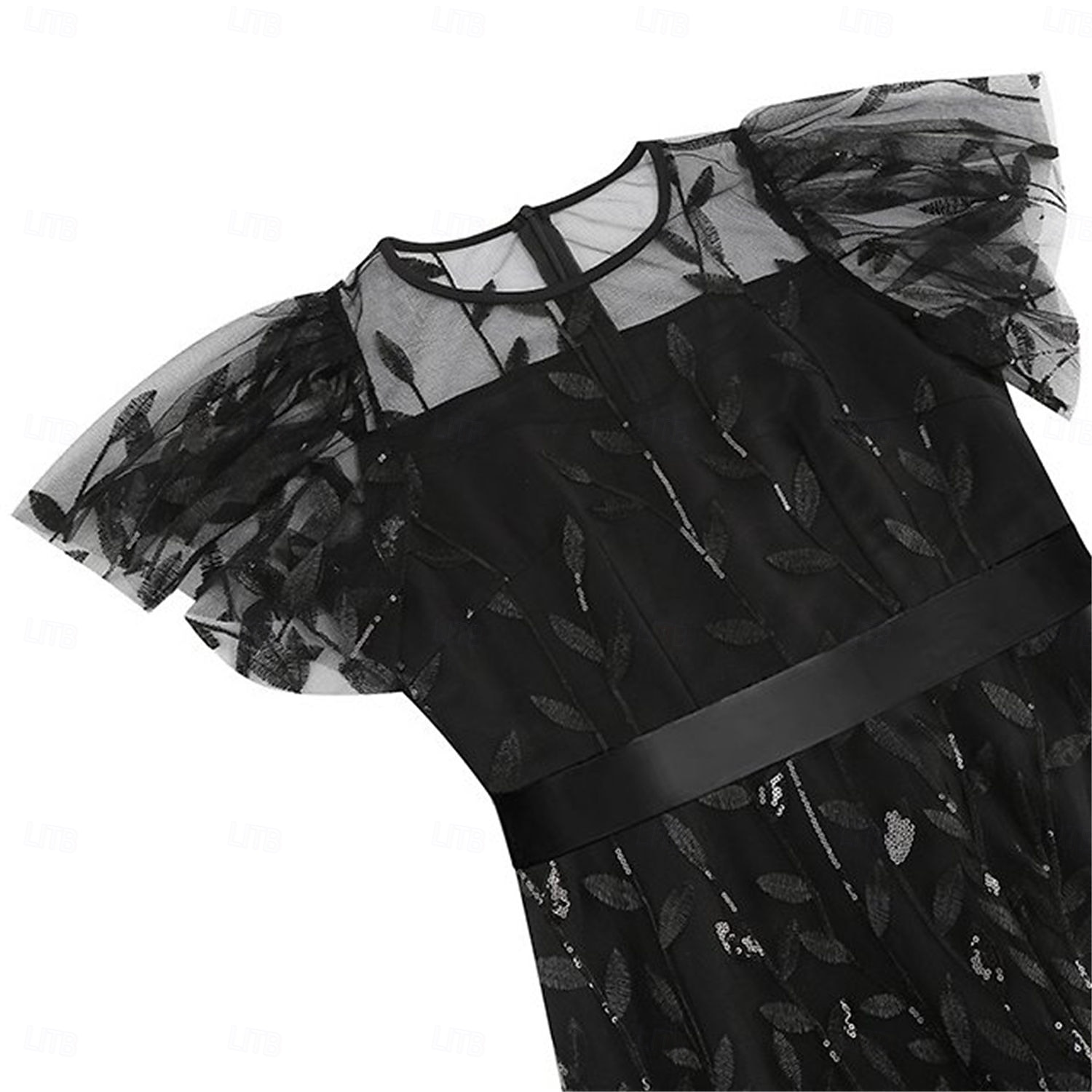 1950s Retro Vintage Midi Dress Swing Dress Flare Dress Short Sleeves Embroidered Leaf Fit & Flare Swing Round Neck Fancy Dress Women's Casual Evening Party Tea Party Adults' Dress Spring & Summer 2026 - $61.99 –P8
