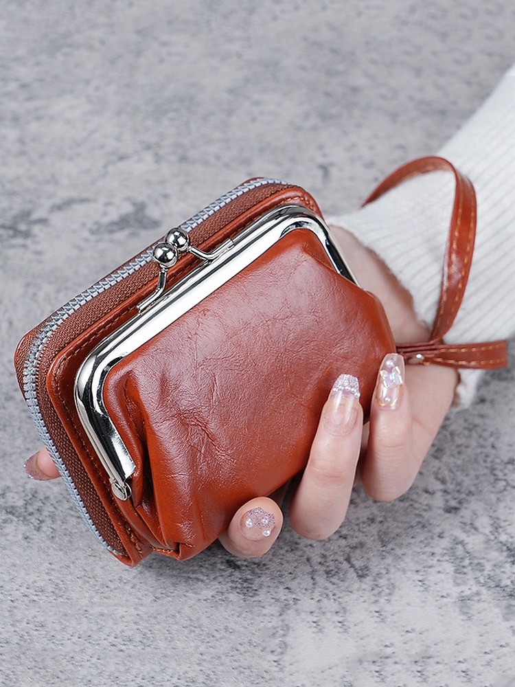 Portefeuille-bracelet en similicuir pour femme, grande capacité, avec plusieurs emplacements pour cartes et porte-monnaie, disponible en plusieurs couleurs, idéal pour le shopping, les voyages, le de 2026 ? $9.99 –P6
