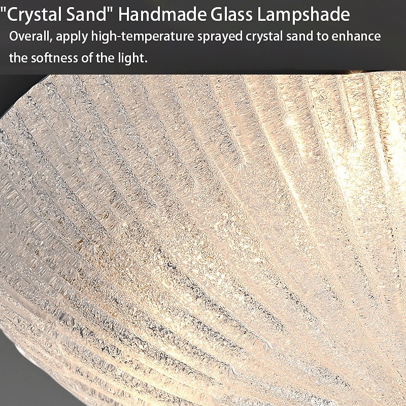 Modern Minimalist Round Dome Glass Crystal Full Copper Chandeliers 2/3/4 Light E14 Flush Mount Ceiling Light For Bedroom 110-240V 2026 - $208.59 –P8