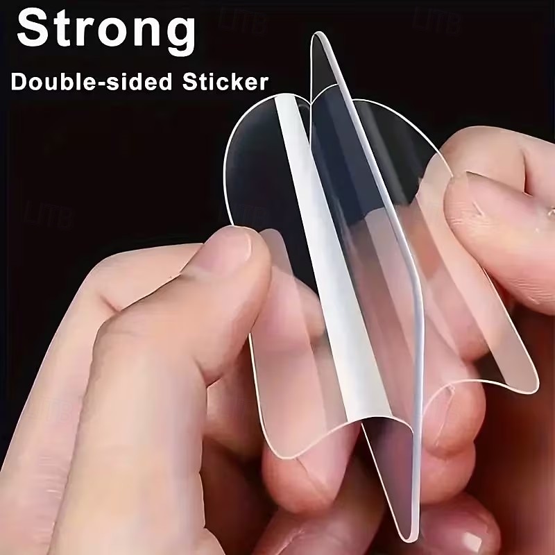 200 Pieces of Super Strong Double-Sided Tape, Transparent, No Drilling or Nails Required, Suitable for Various Surfaces Such as Plastic, Glass, Metal, Stone, and Drywall 2026 - $13.49 –P2