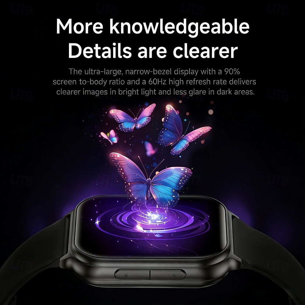 Smart Watch for Men Women with 2 Straps, Fitness Tracker with Sleep Monitor, DIY Watch Face 1.83" Touch Screen Smartwatch, Activity Tracker for Android iOS Phones 2026 - $32.99 –P6