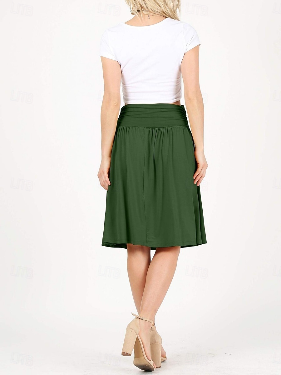 Γυναικεία Μονόχρωμο Casual φούστα Φούστες τένις με σορτς Αθλητική φούστα Αμάνικο Πλισέ Τσέπη Ψηλή Μέση Ελαστικό Σκούπισμα ιδρώτα Αναπνέει Τέννις Γκολφ Pickleball Φούστες Ελλειψη Μαύρο Κρασί Βαθυγάλαζο 2026 - $26.99 –P6