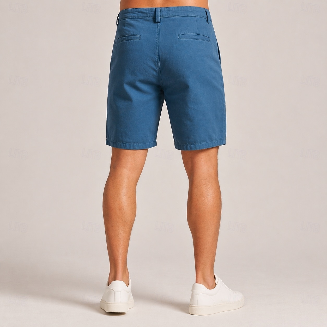 Voor heren Korte broek Werkshorts Acid Wash Shorts Zak Puur Effen Effen kleur Comfort Boven de knie Casual Buiten Kantoor Modieus Streetwear blauw Inelastisch 2026 - $39.99 –P2