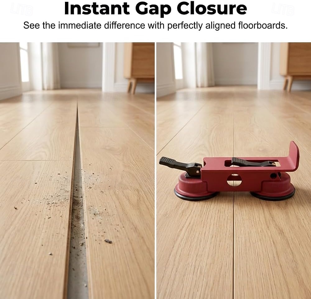 Floor Suction Cup Tool, Adjustable Height Floor Gap Fixer Tool, Carbon Steel Floor Suction Cup Tool With Rubber Pad, Heavy-Duty Laminate Flooring Tools For Wood And Vinyl Planks For Home DIY 2026 - $22.99 –P6