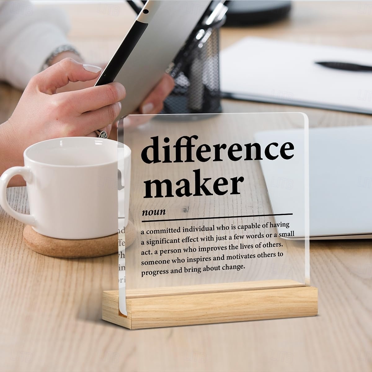 Besondere Geschenke für Lehrer, Trainer, Mentoren, Chefs und Führungskräfte; Dankeschön-Geschenke für Kollegen, Mitarbeiter, Frauen und Männer; Motivierendes Acrylschild für Büro, Schreibtisch oder 2026 - $9.99 –P2