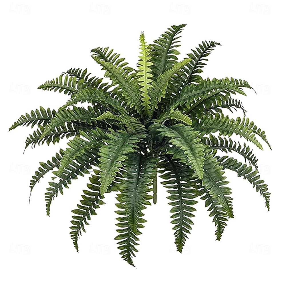 Cespuglio artificiale di felce di Boston da 89 cm, grande, resistente ai raggi UV, dall'aspetto realistico, con 38 fronde naturali, ideale per decorazioni interne ed esterne, patio, veranda, giardino, matrimoni e ufficio. del 2026 a $29.99 –P1