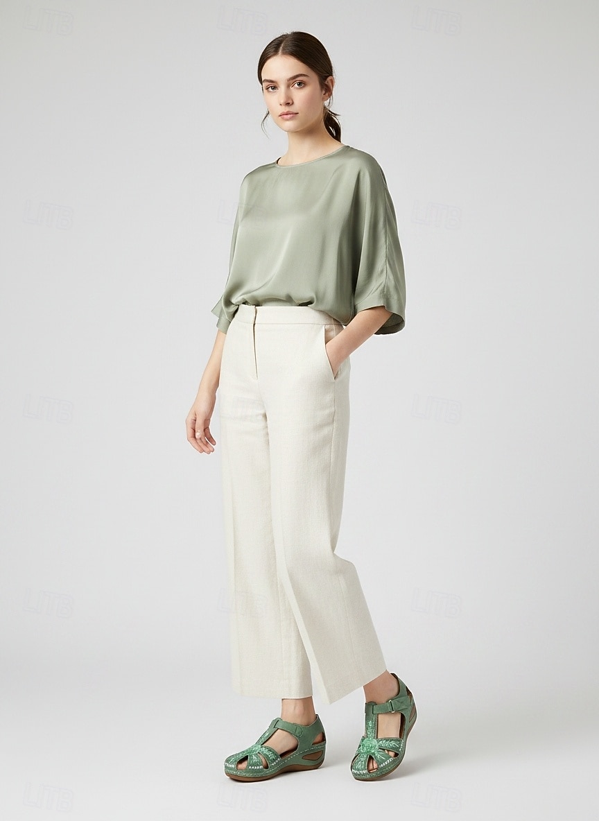 sandali casual da donna comodi – sandali da passeggio con supporto plantare vintage in velcro con design cavo per l'estate e l'outdoor del 2026 a $26.99 –P3