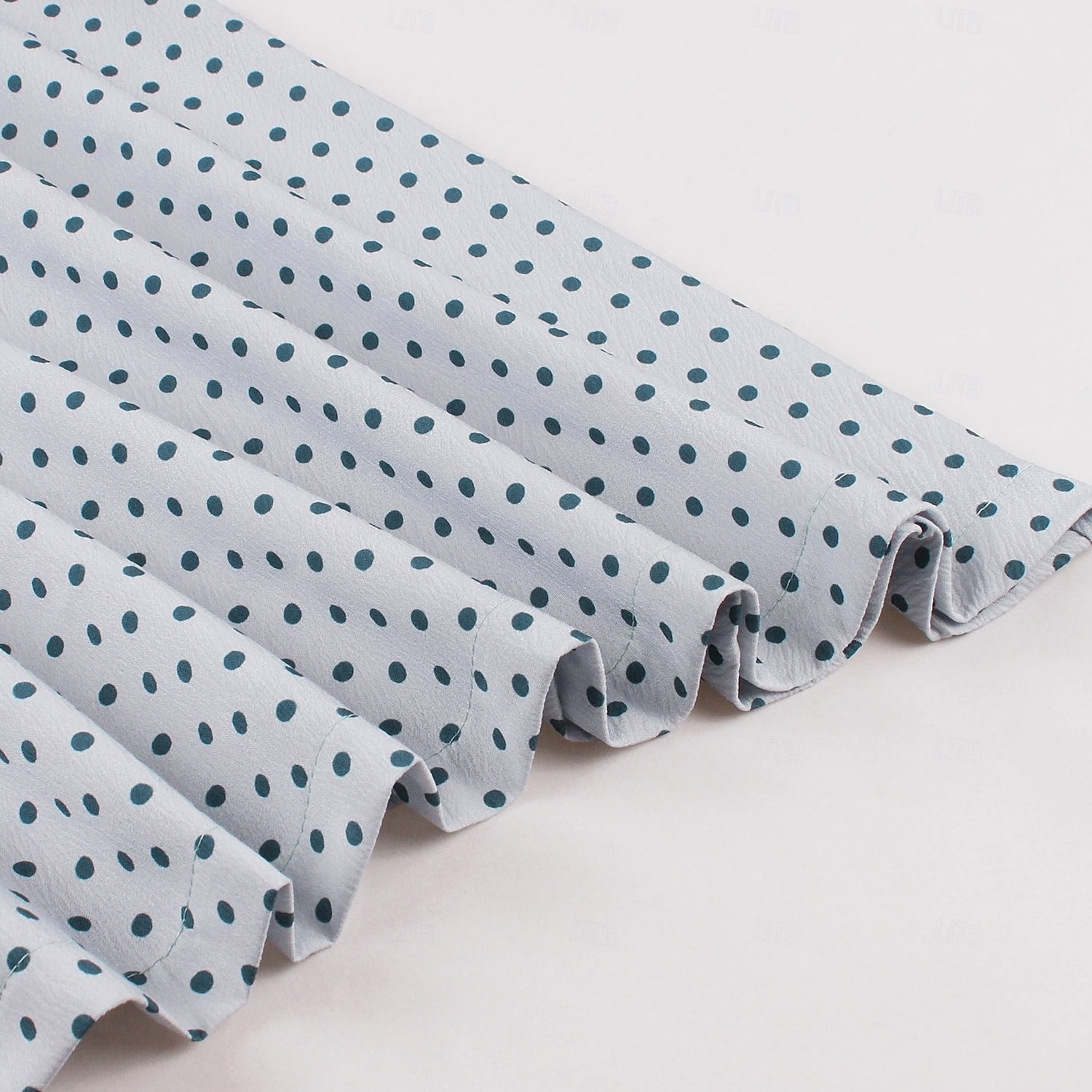 Anos 50 Rockabilly Meio-dia Vestidos Mangas curtas Laço Poá Decote Quadrado Fantasia Mulheres Casual Dia a Dia Festa de Chá Adulto Vestido Primavera Verão de 2026 por $44.99 –P10