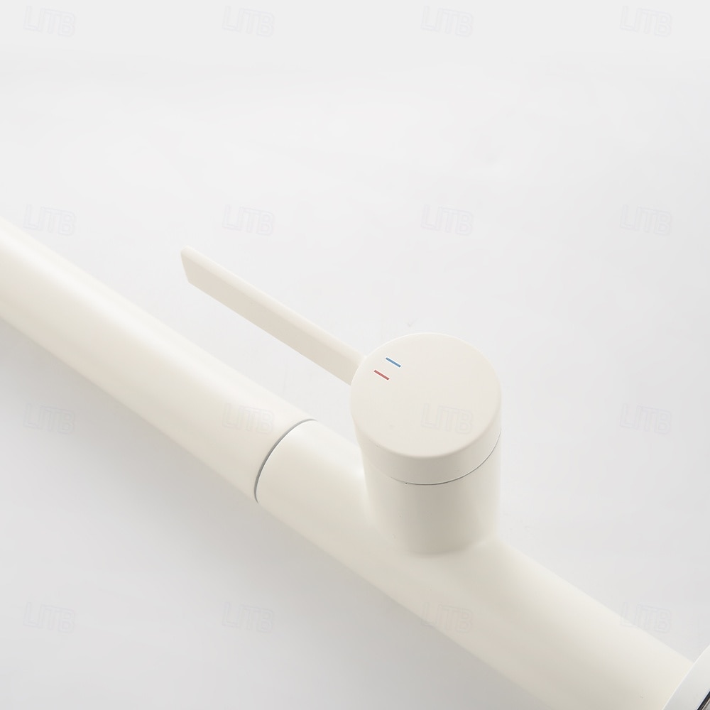 Кухонный смеситель с выдвижным распылителем, однорычажный смеситель с высоким изливом для мойки, прочная латунная конструкция, двухфункциональная распылительная головка, простая установка. 2026 - $216.99 –P40