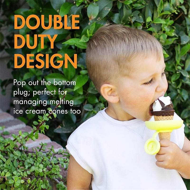 8 Pack Popsicle Drip Catcher for Kids, Silicone Ice Cream Holder for Cones and Sticks, Mess-Free Reusable Ice Pop Guard for Toddlers, No More Sticky Hands, Summer Treat Accessories 2026 - $9.99 –P5