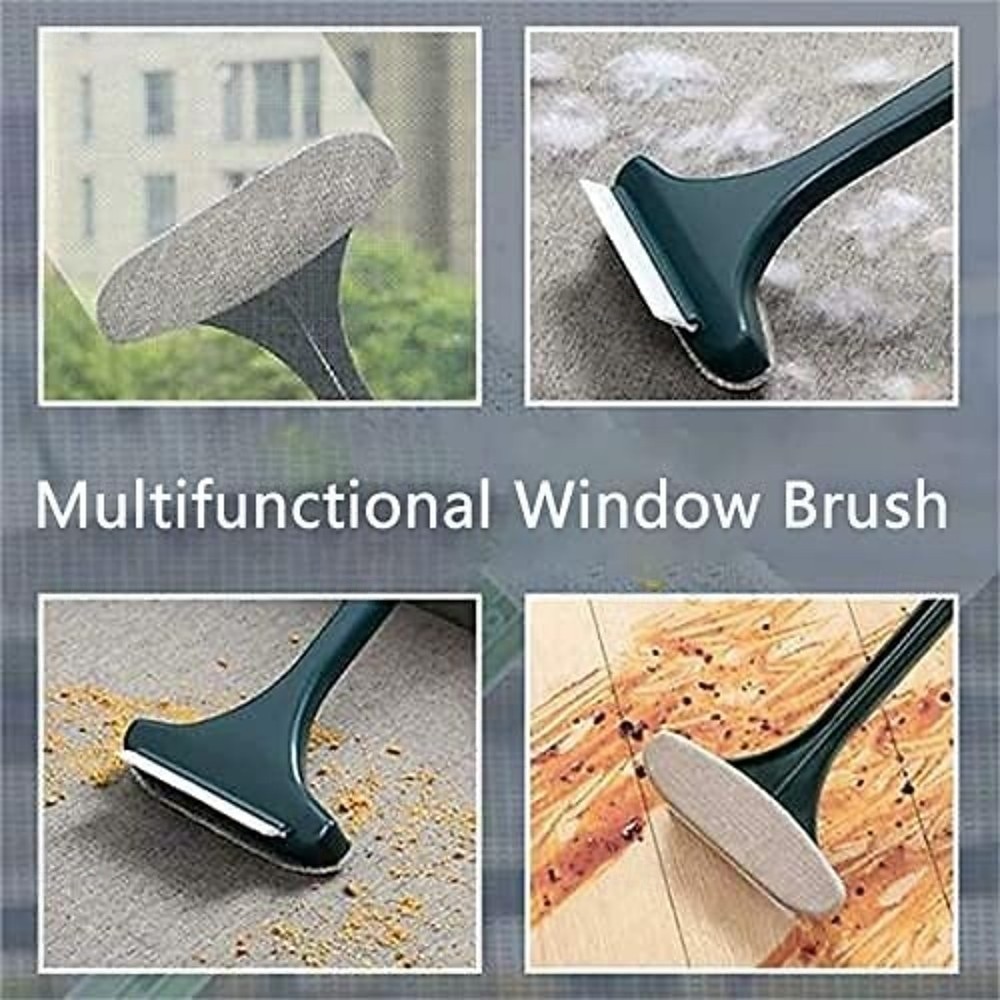 2 Pcs 2-in-1 Window Screen Cleaning Brush Value Set Multifunctional Screen Brush,Mesh Screen Cleaner Mesh Cleaner Brush,Wet and Dry Glass Cleaning Brush 2026 - $15.99 –P3