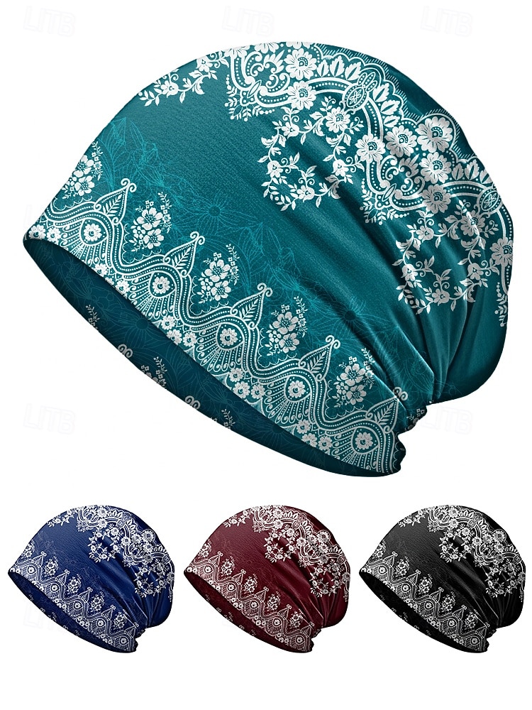 Women's Bohemian Soft Lightweight Polyester Hat Headscarf Neck Gaiter, Multi-Color Ethnic Print Hair Wrap and Tube Scarf for Beach Vacation Travel and Everyday Casual Wear 2026 - $11.99 –P6