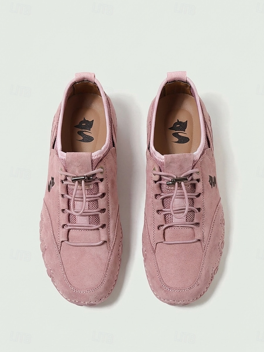 Rosa promenadskor för kvinnor – flexibla och bekväma sneakers med noll dropp för resor, promenader utomhus, trädgårdsarbete &dagligt vardagskläder 2026 - $54.99 –P4