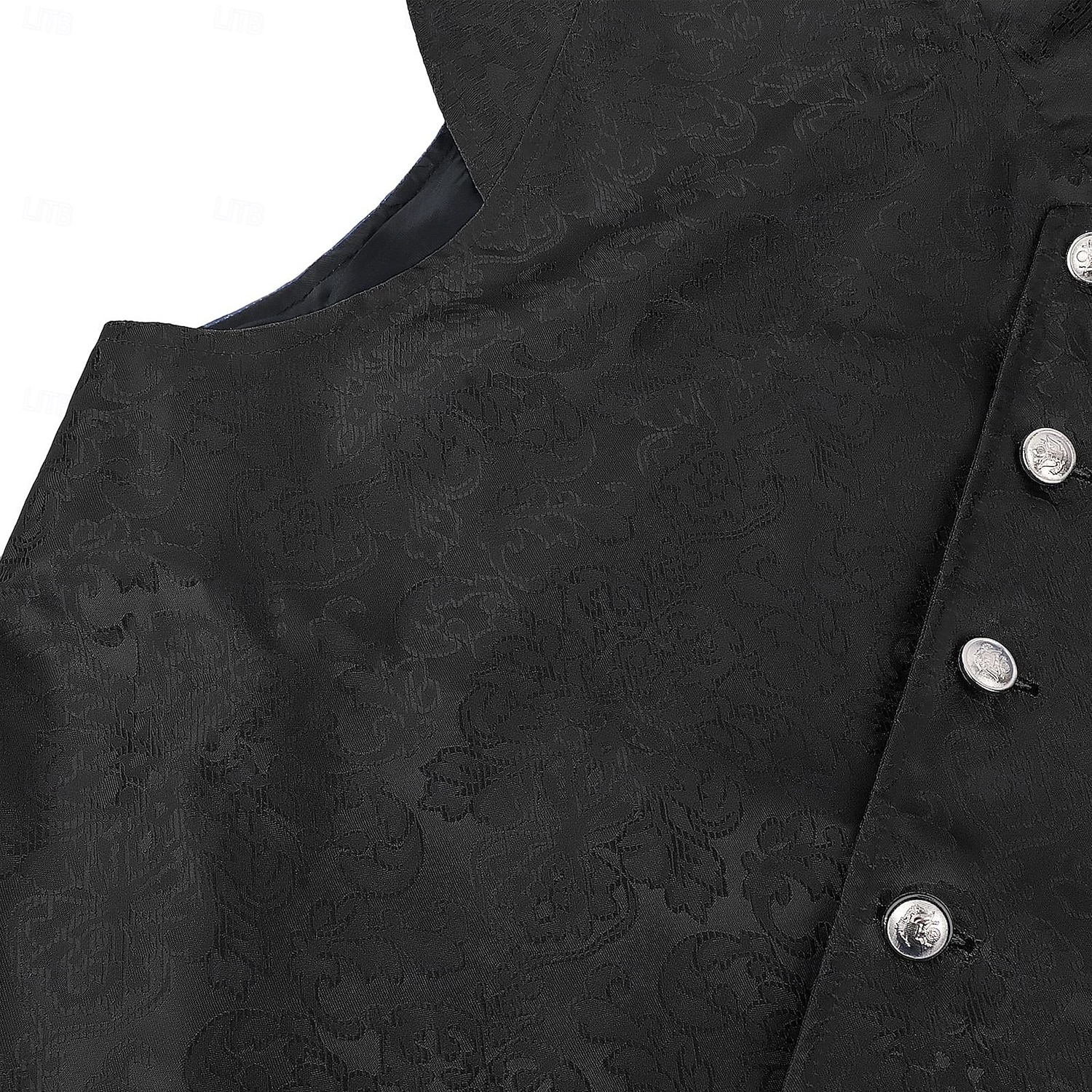Retro / vintage Kostymer i middelalderstil Renessanse سترة Ermeløs Prins Adelsmann Jacquardvevnad Høy krage Kostyme Herre Royal Maskerade Renessansemesse LARP Voksne Vest 2026 - $50.99 –P8