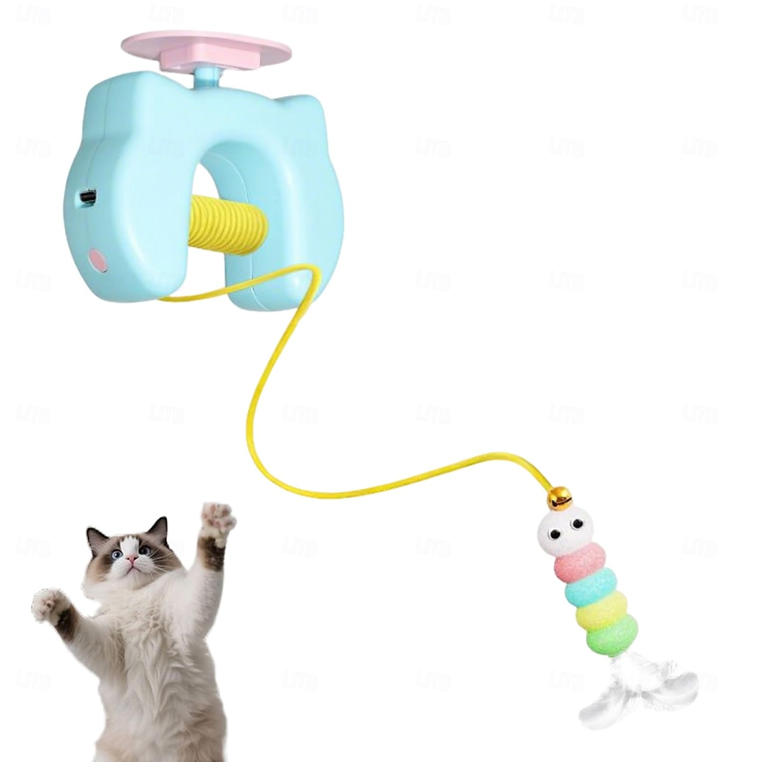 Giocattolo elettrico per gatti | Gioco interattivo elettrico per animali domestici - Giocattolo per gattini con sensore di movimento, per esercizio fisico, allenamento, arricchimento, sollievo dalla del 2026 a $13.99 –P9