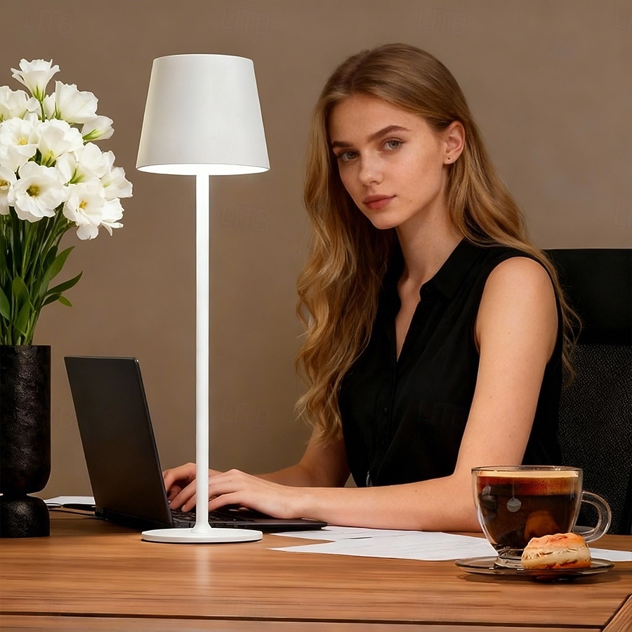 LED Reading Desk Lamp New Modern French Style Eye-Friendly  Rechargeable, RGB, Long Battery Life, Home Use, Living Room & Bedroom, Touch Dimming & Color Adjustment, Ambient Light Decorative Accent, 2026 - $23.99 –P13