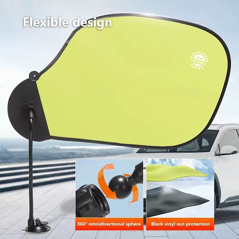 360° Rotating Car Side Window Sun Shade, Adjustable Angle Sun Visor with Flexible Gooseneck Suction Cup Mount, Blocks UV Rays & Sun Glare for Driver Passenger, Universal for Cars SUVs Trucks 2026 - $26.99 –P4